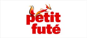 Logo Petit Futé : Guide de voyage et bons plans Logo Le Petit Futé rouge vif avec un renard stylisé aux tons orange et rouge, représentant l'astuce et l'information.